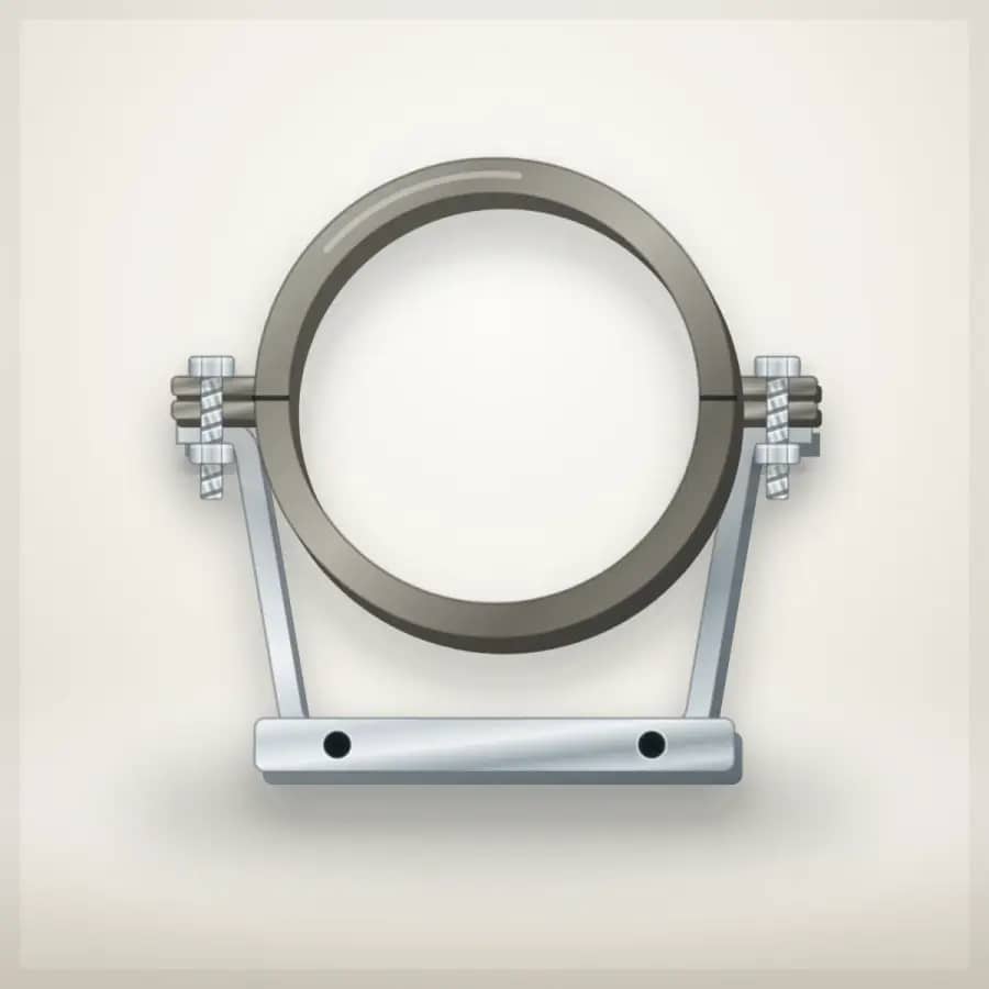 بست دیواری PVC (NTS) — بست PVC | پروفیل کالا